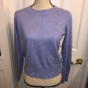 NWT Cyrus M purple crew neck sweater